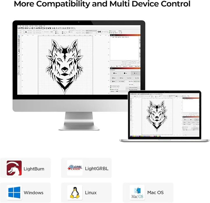 Промо Цена! Високопрецизна лазерна машина за рязане и гравиране Acmer