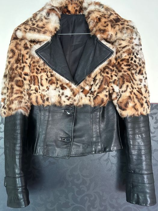 Кожени якета с естествен косъм