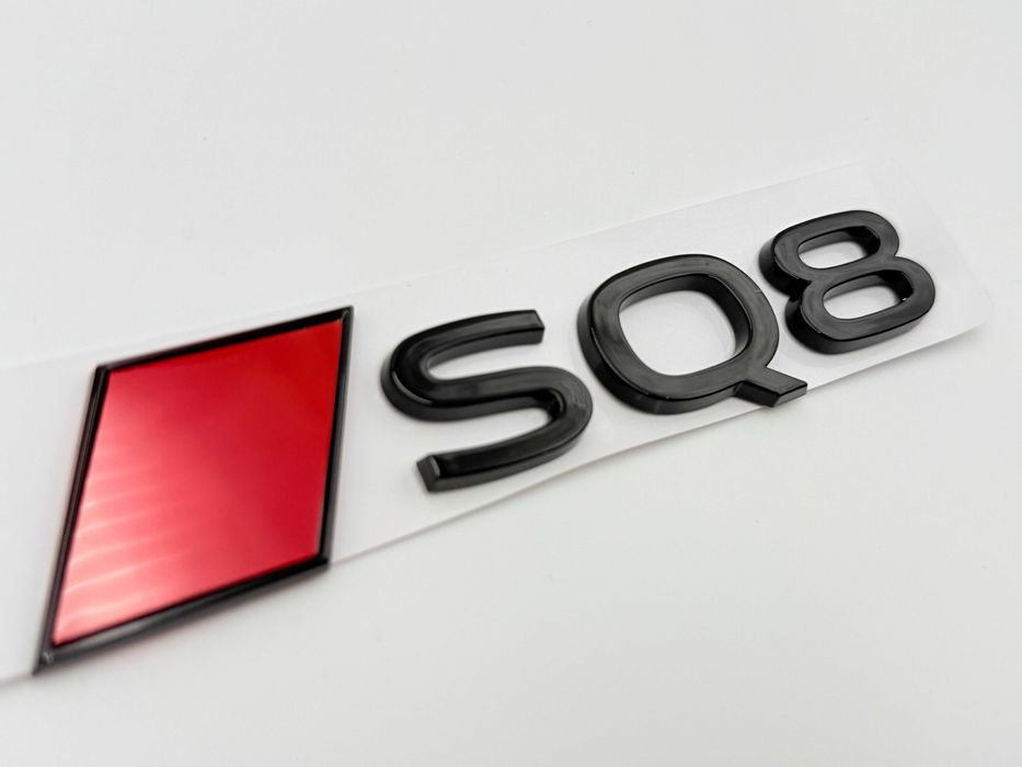 Emblema AUDI SQ8 spate negru NOU