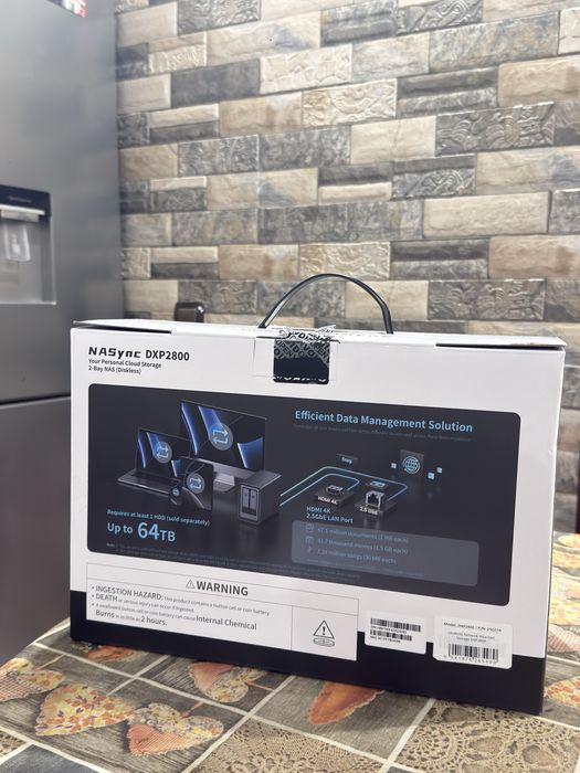 ASUSTOR NASTEC DXP2800 – 2-bay NAS, чисто нов, запечатан