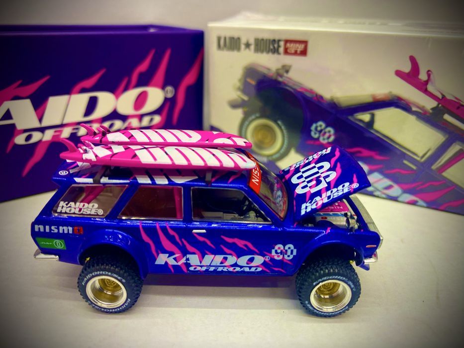 KAIDO HOUSE DATSUN 510 4x4 Wagon machetă auto scara 1:64 Offroad v2