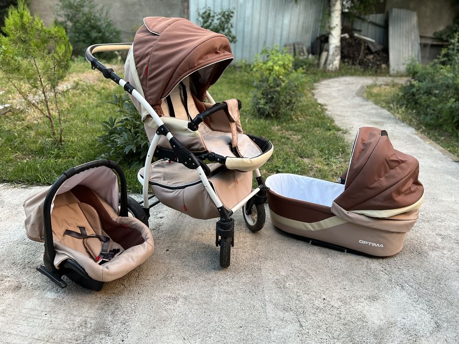Коляска  Optima Verdi 3в1 б/у