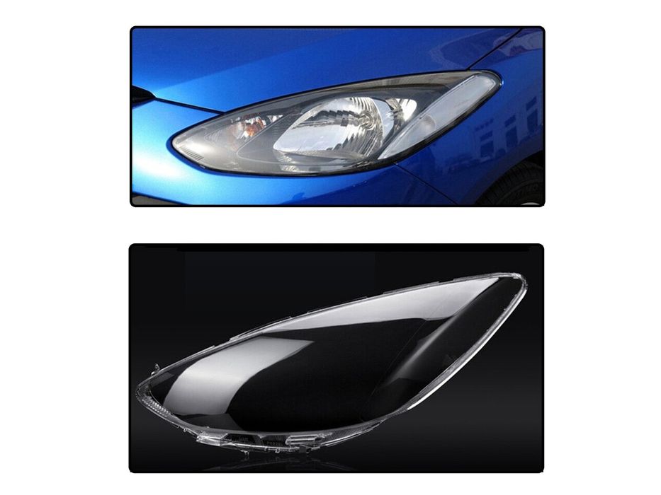 Стъкла за фарове на Mazda 2 MK2