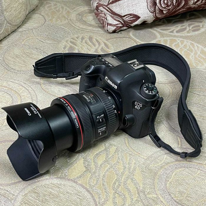 Фотоаппарат Canon EOS 6D (WG) + объектив Canon EF 24-70mm f/4L IS USM