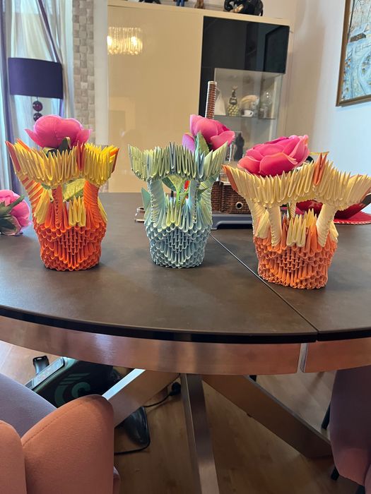 Origami vaze din hartie !