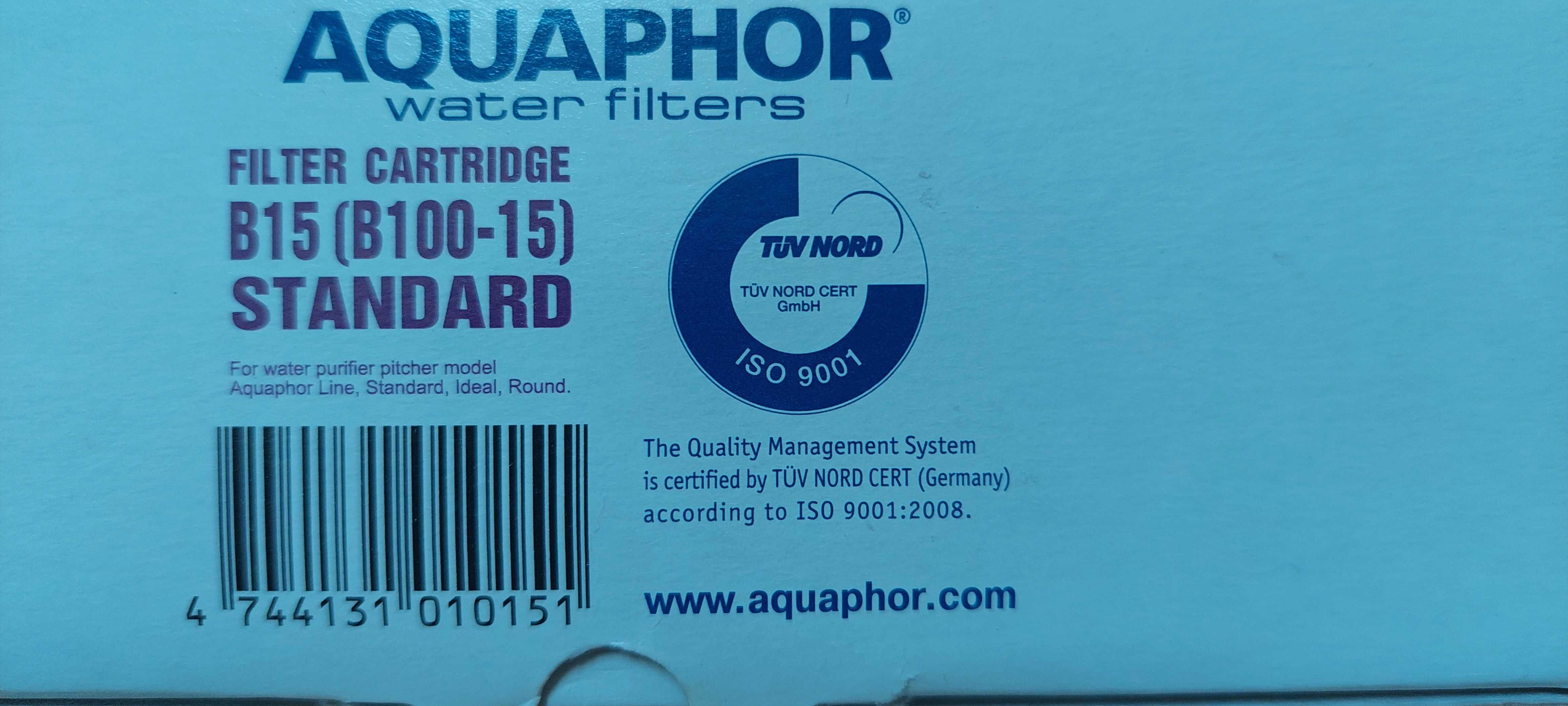 Филтри с аквивен въглен за кана за вода AQUAPHOR B15 (B100-15) - 3броя ...