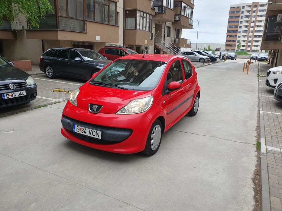 Peugeot 107 an 2009 benzina 998 stare impecabilă unic proprietar 130k km reali