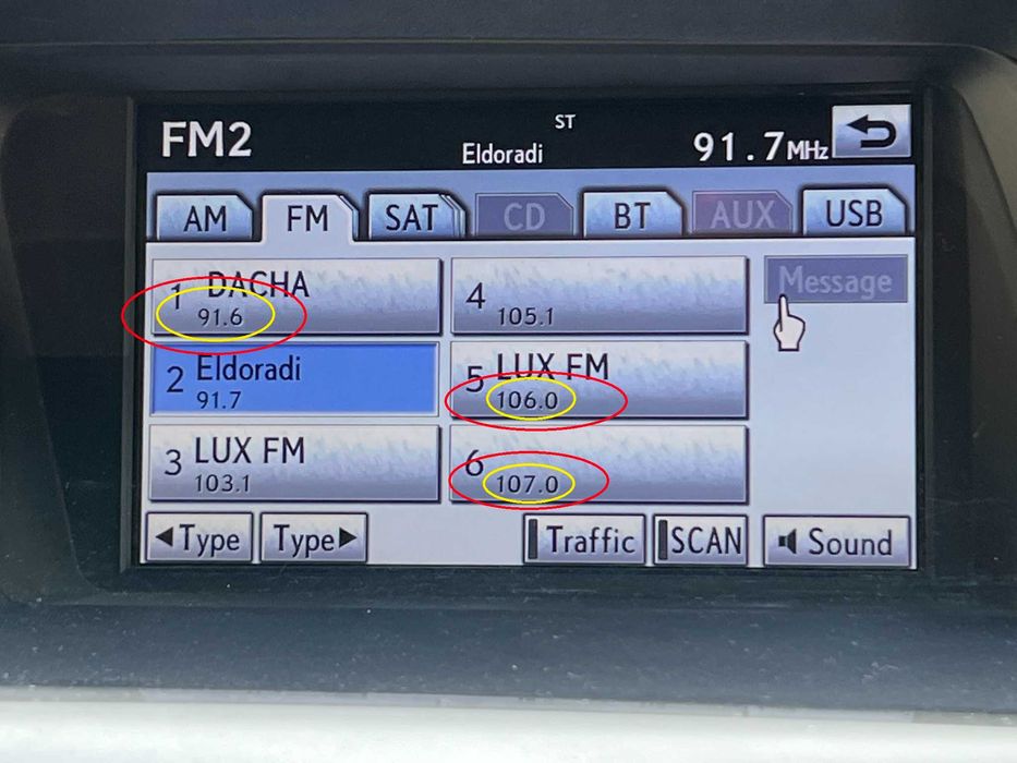 Русификация Lexus RX350 c 2009 до 2012 г