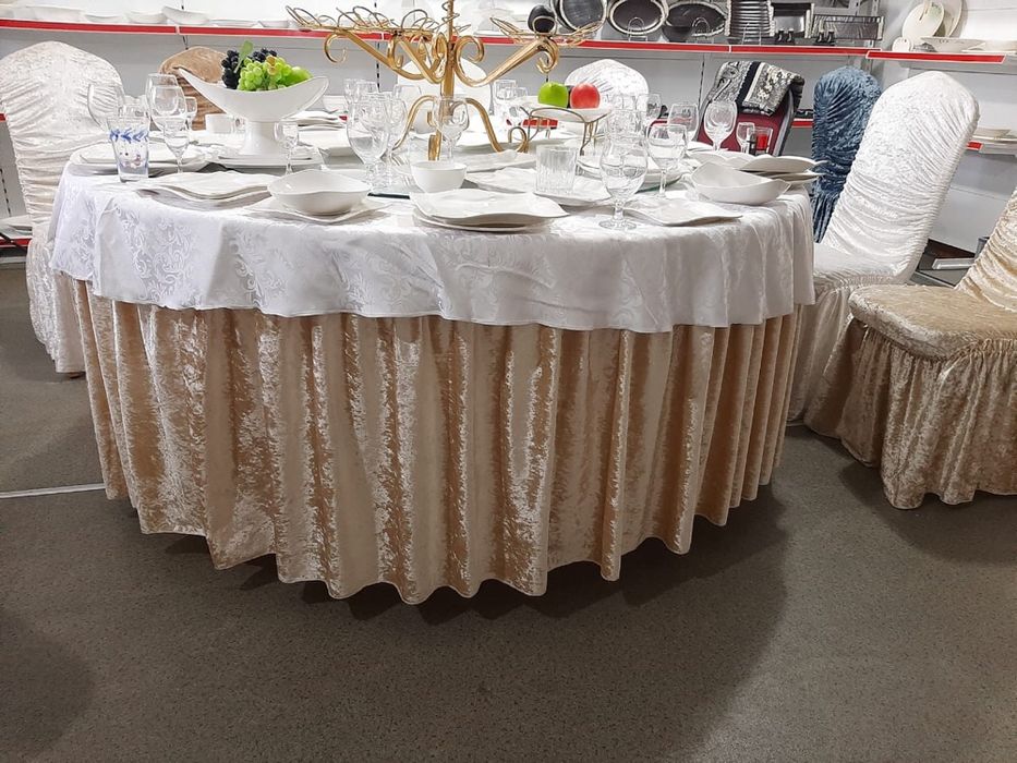 Чехол для стулья Скатерть Стулья Стол