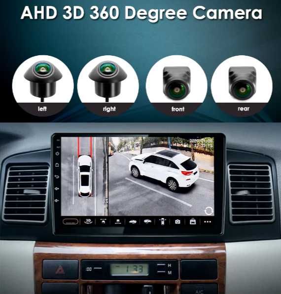 Камера панорамный объемный вид AHD 360