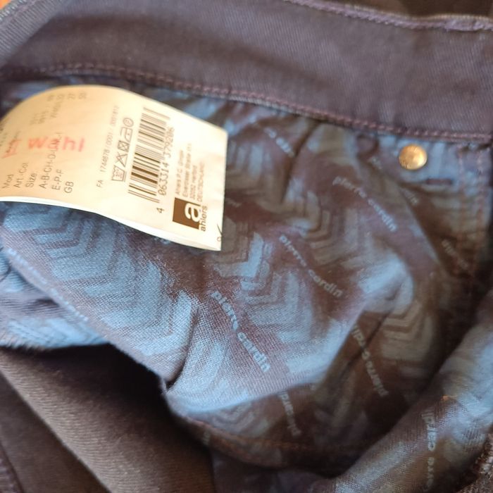 Дънки Пиер Карден,тъмносини,талия 50см,крачоли 102 см,памук