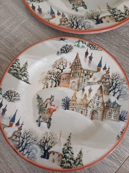 Коледни чинии 12 бр