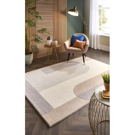 Covor Origins Bauhaus Graphic 1, 100% Lână, 160x230 cm – Nou
