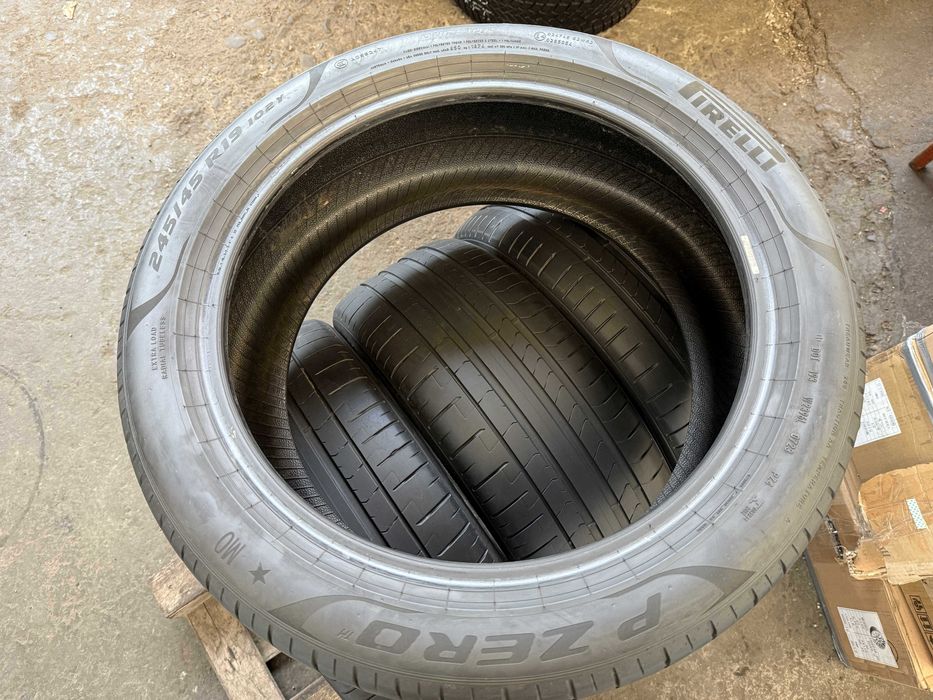 4x Anvelope Vara 245/45 R19 - Pirelli  P Zero PZ4 cu steluta BMW