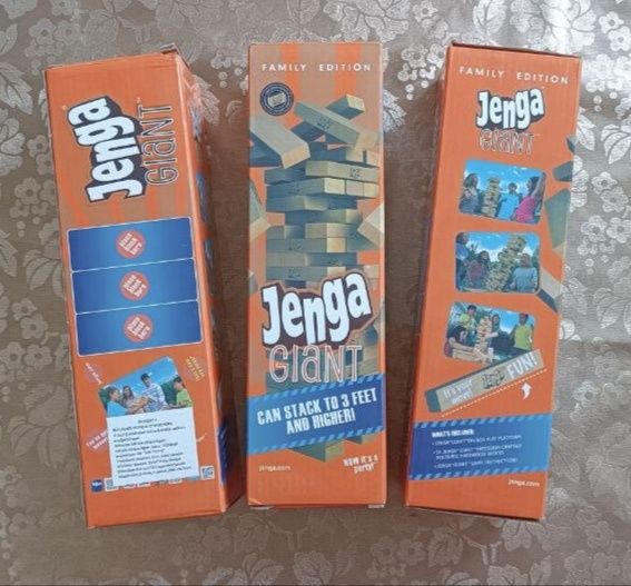 Настольная игра падающая башня Дженга JENGA . Новая. Доставка 24/7.