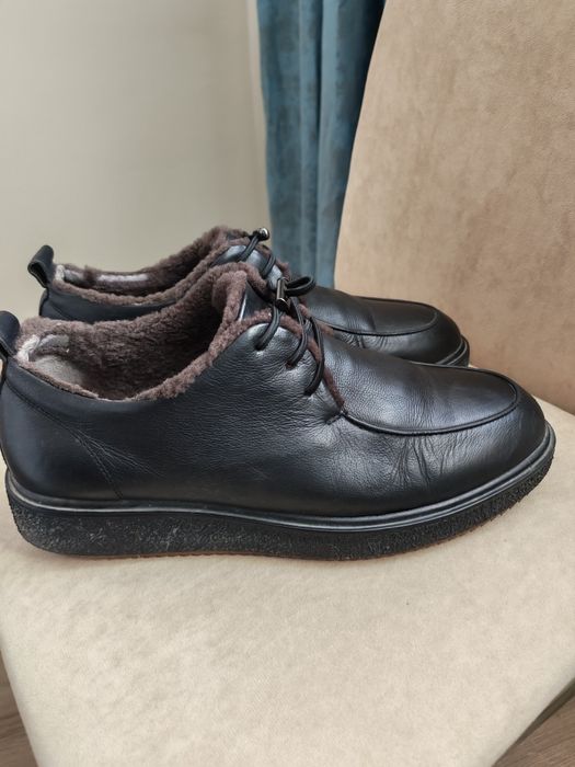 Кожаные мужское ботинки