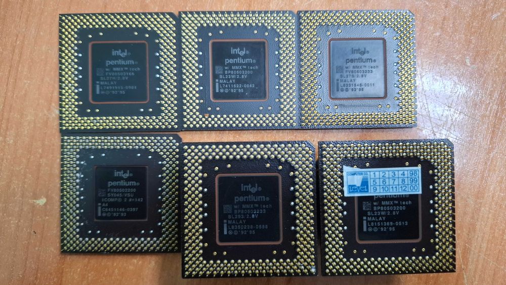 Продам ретро процессоры, платы