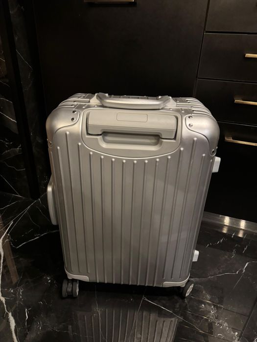 Troler bagaj Rimowa Cabin Silver + Trunk Negru