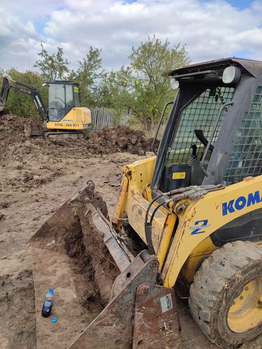 Bobcat și mini excavator de închiriat