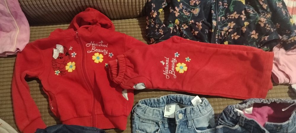 2 Лота есен зима, дрехи за момиче 86/92 размер
