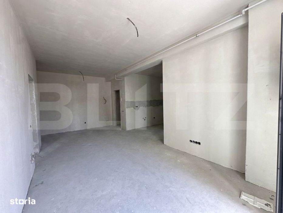 Apartament nou cu C.F., 2 camere, 56 mp utili, terasa, Marasti — fotografia 2