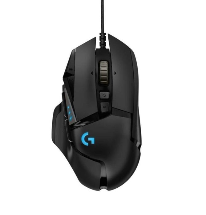 Мишка Logitech G502 Hero, оптична (16 000dpi), USB, черна, геймърска, RGB