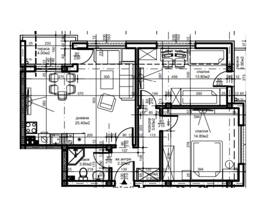 Без комисиона! Тристаен апартамент - кв. Беломорски с АКТ 14
