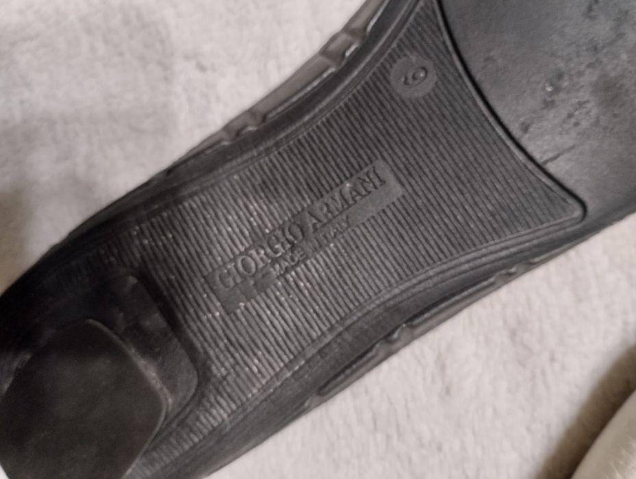 Макасины кожаные.бренда Armani