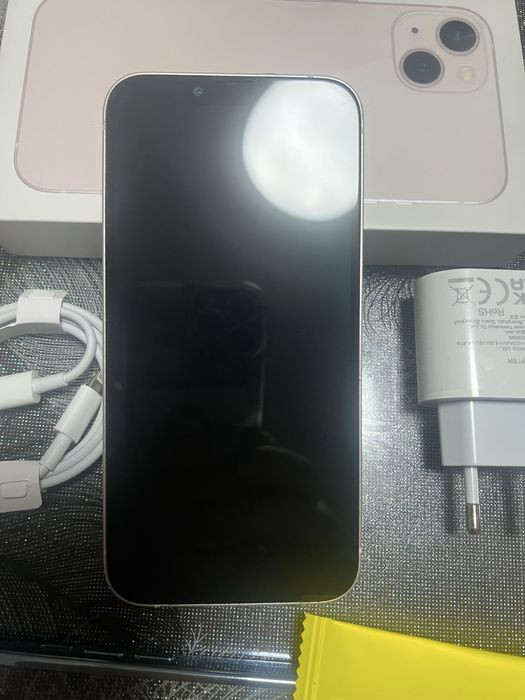 Iphone 13 128 Gb white бял 100% батерия КАТО НОВ