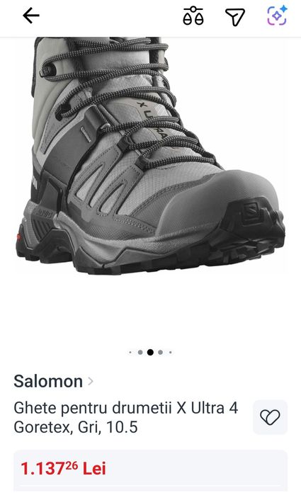 Ghete SALOMON X ULTRA 4MID Goretex 46 (45)