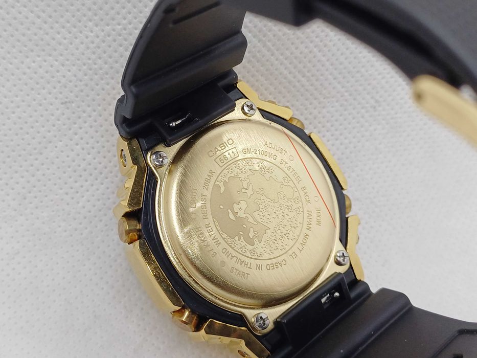 Ceas Sport BARBATI Casio g shock GM 2100mg Metal master gold .Nou, Garantie 2ani