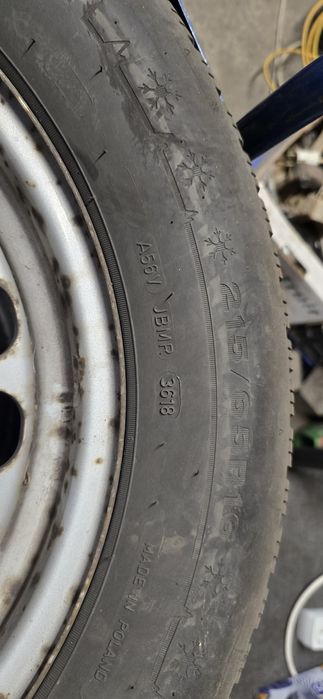 Jante de tabla R16  cu anvelope de iarna pentru VOLKSWAGEN