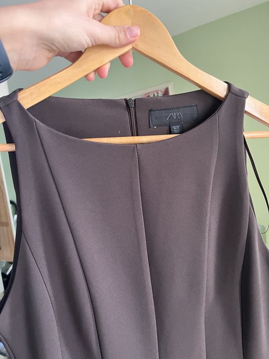 Кафява рокля ZARA, размер S