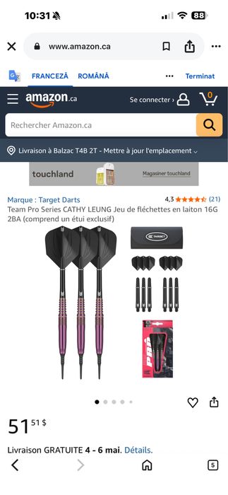 Premium Vârfuri de schimb din plastic pentru darts.