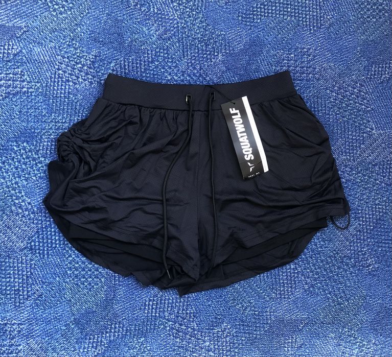 Squatwolf Flux 2 in 1 Shorts ОРИГИНАЛНИ дамски спортни къси панталонки с клин - XS