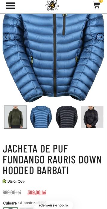 Geaca puf Fundango XL