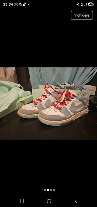 Vând adidasi off white out of office