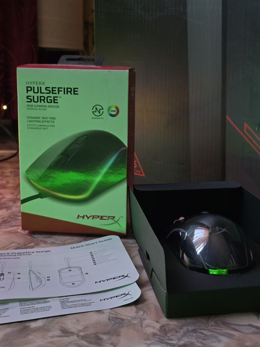 ИГРОВАЯ мышка hyperx pulsefire surge