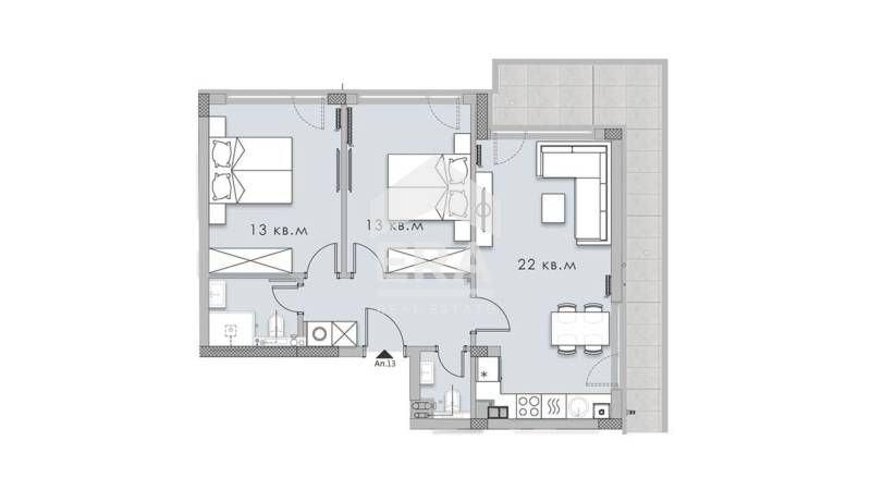 Продава се Тристаен апартамент в София, Кръстова вада - 98 кв.м за 2200 €/кв.м - Снимка #3