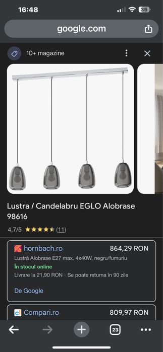 Lustra / Candelabru EGLO Alobrase 98616