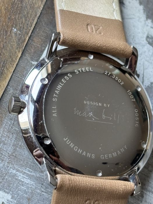 Junghans Max Bill automatic-неразличим от нов,баухаус мъжки часовник