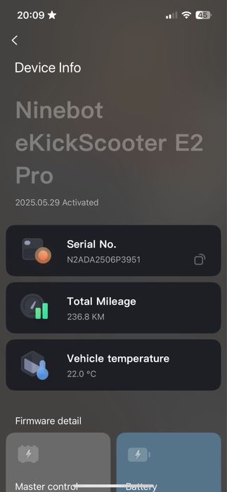 Trotineta Ninebot E2 Pro in garantie
