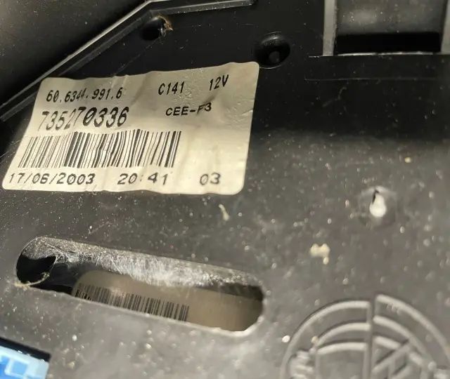 Ceasuri bord 735270336 Fiat Seicento 2003 1.1 MT (55 hp)