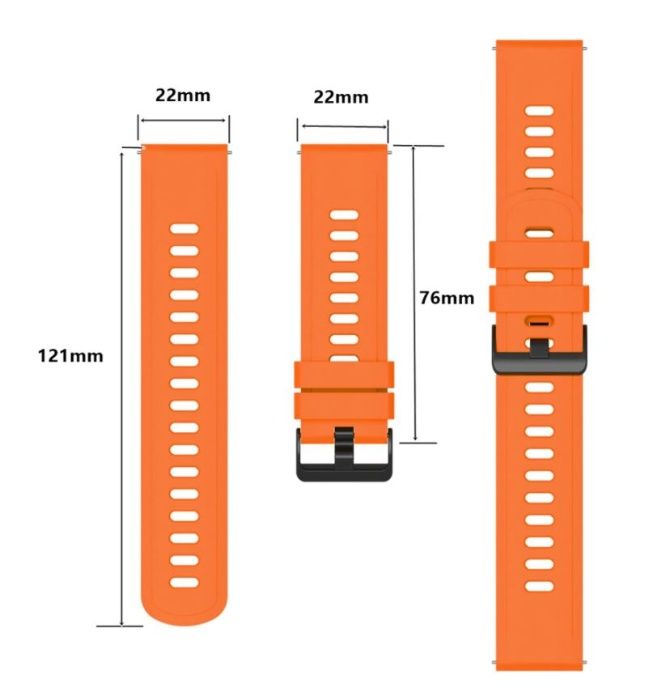 Curea silicon 22 mm ptr smartwatch