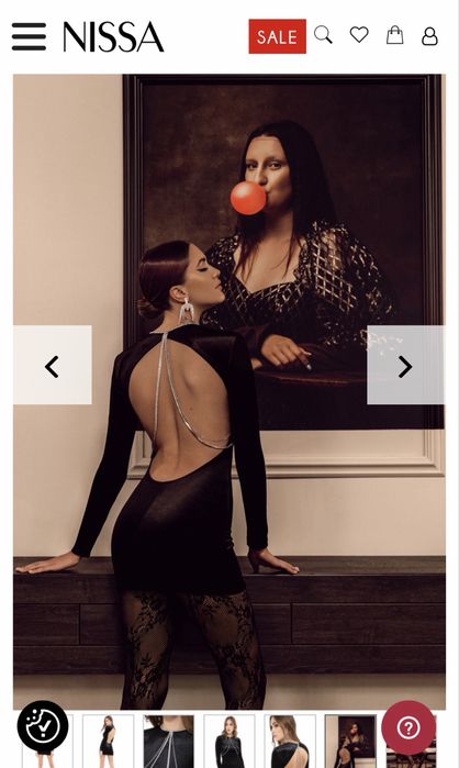 Rochie NISSA, nepurtată, fără etichetă, 36