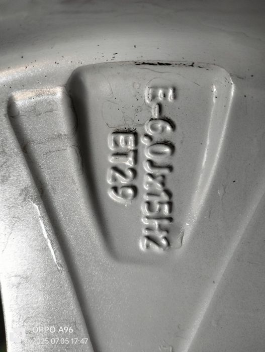Jante 5x100  R15 A1 Audi Polo
