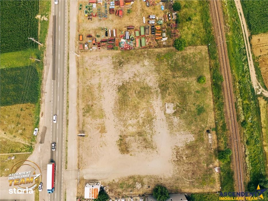 7.000 mp teren industrial premium la DN11, acces TIR, post trafo, Bras