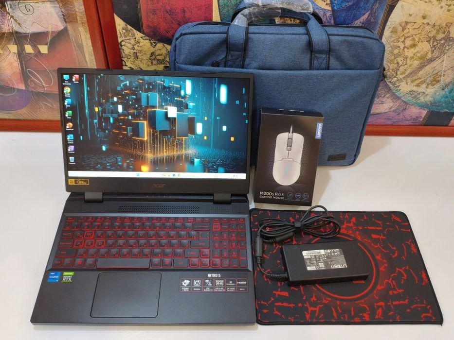 Игровой Core i5-12 SSD512GB ОЗУ16ГБ RTX3050 Ноутбук Acer Nitro 5