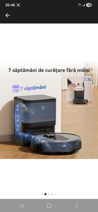 Aspirator robot Proscenic Q8 Max cu mop, Robot de aspirare