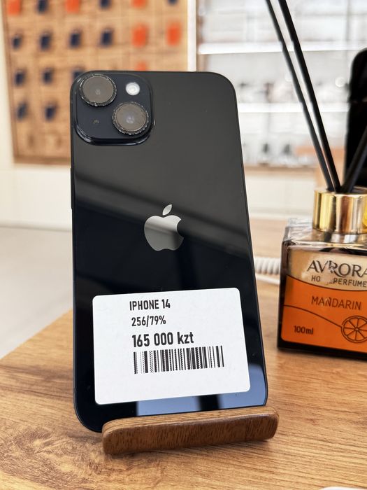 iPhone 14 • 256GB / 79% black Айфон 14 • 256 гб / 79% черный